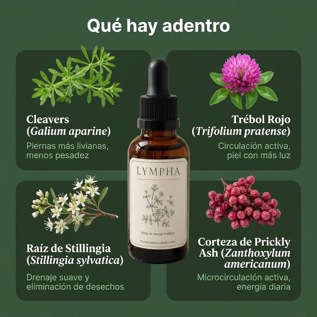 LYMPHA™| Reducí la Hinchazón del Rostro, Abdomen y Piernas de Forma Natural