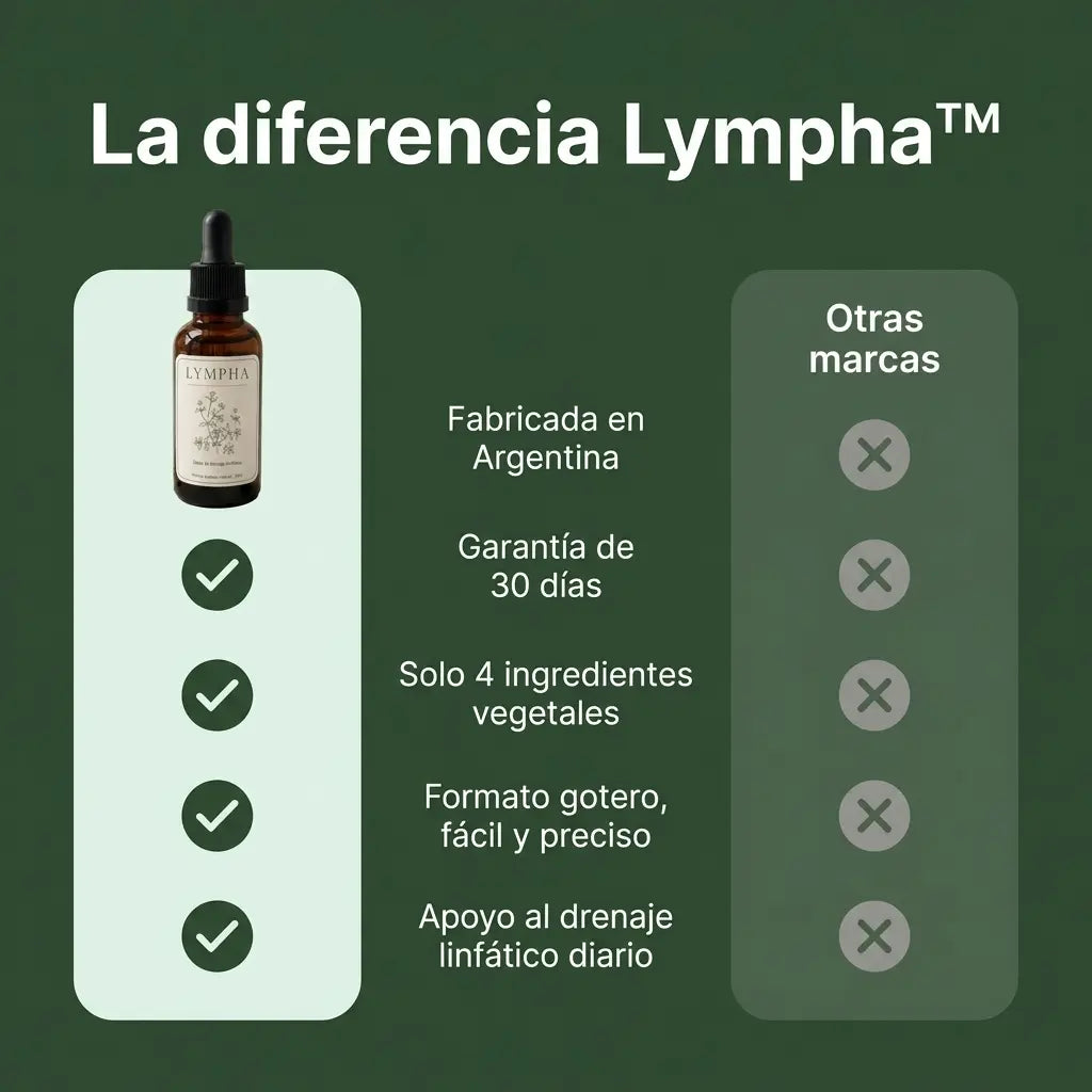 LYMPHA™| Reducí la Hinchazón del Rostro, Abdomen y Piernas de Forma Natural
