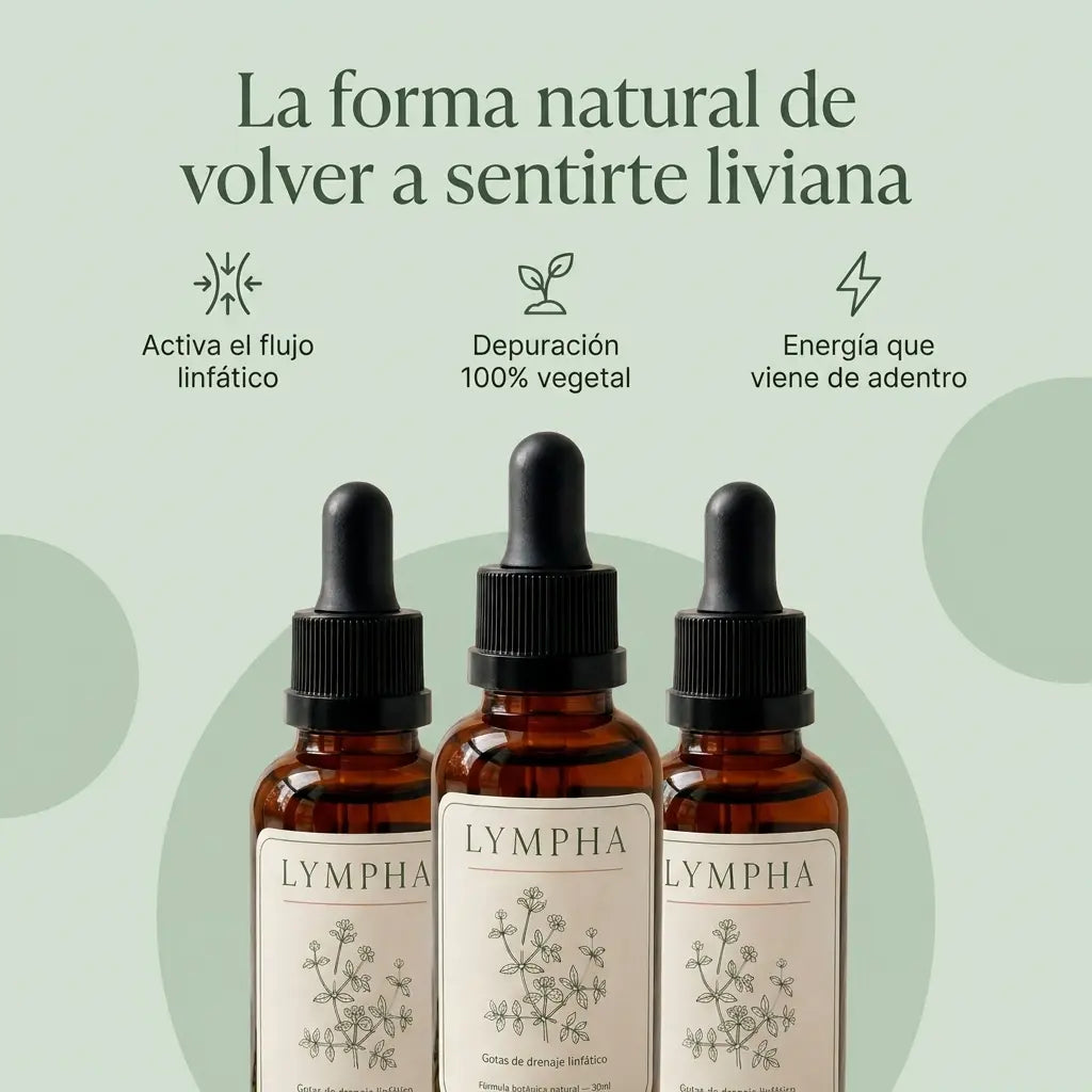 LYMPHA™| Reducí la Hinchazón del Rostro, Abdomen y Piernas de Forma Natural