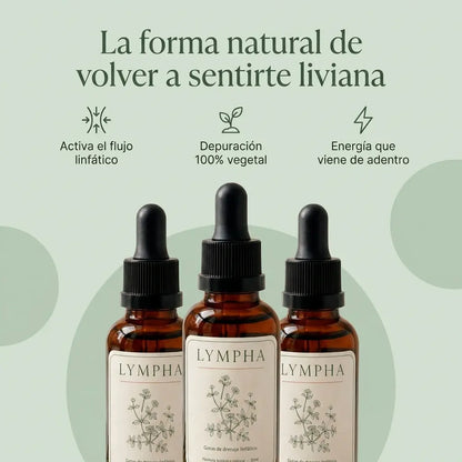LYMPHA™| Reducí la Hinchazón del Rostro, Abdomen y Piernas de Forma Natural